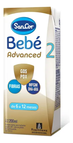 Leche Sancor Bebe Advanced Etapa 2 200 Ml
