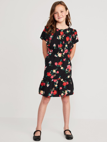 Vestido Estampado Para Niña Old Navy