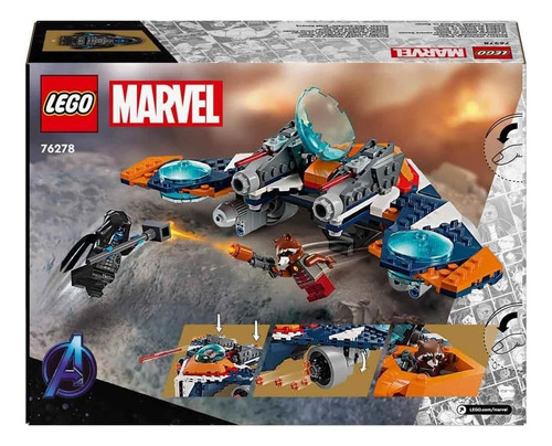 Lego Marvel Nave Warbird De Rocket Vs. Ronan 76278