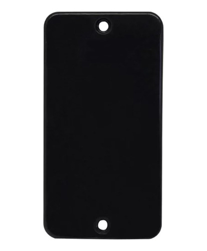 Tampa Cega Pvc 1'' Para Eletroduto Condulete Preto Masster