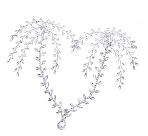 Diadema Para La Frente Para Mujer Con Forma De Gota De Agua,