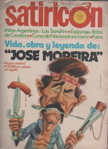 Antigua Revista * Satiricon * N° 9  - Año 1973