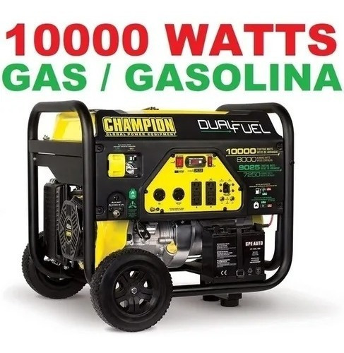 Planta De Luz 10000 Watts Gasolina Gas Lp Generador De Luz 4