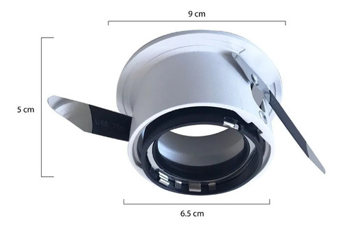 Spot Led Empotrar Dicroica Gu10 Mr16 Direccionable Unilux