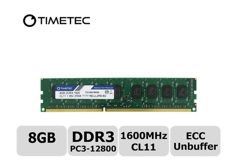 Memoria RAM 8GB 1 Timetec 71TT16EUL2R8-8G