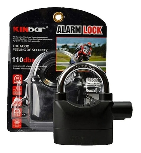 Candado Con Alarma Para Motos Scooter Rejas Puertas Envios