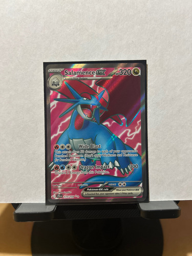 Pokemon Journey Together - Set Evolutivo Salamence Ex - 177 Pokemon Tcg - Sv09 Journey Together - Salamence Ex - 177/159 Inglés (Usado)