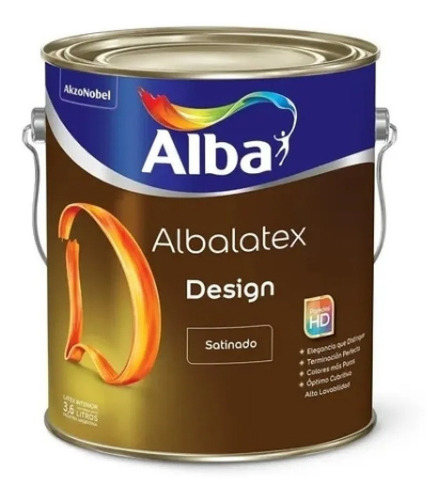 Pintura Latex Interior Albalatex Satinado Blanco 1 Lt