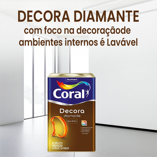 Tinta Coral Alta Resistencia Sem Cheiro 18l Branco Gelo