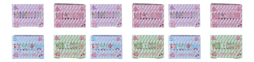 Pack 12 Cinta Decorativa Adhesiva Caja 4 Rollos Dibujos 