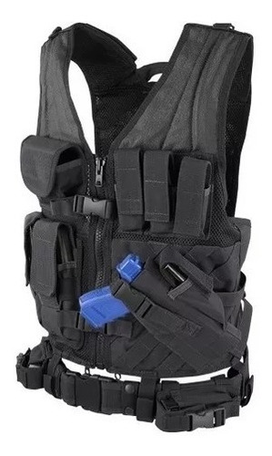 Chaleco Tactico Militar Cross Draw Vest Marca Condor Airsoft