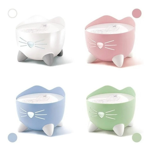 Bebedero para mascotas automático Catit Pixi con capacidad de 2.5L color blanco