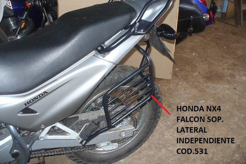 Soporte Lateral Alforjas Honda Nx 4 Falcon 1999-2013