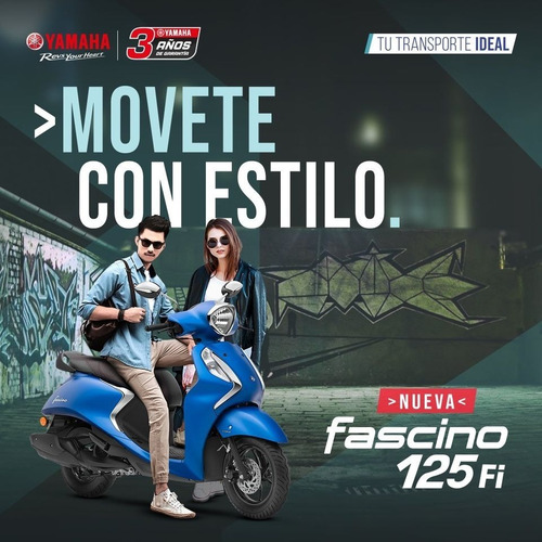 Imagen 12 de 21 de Yamaha Fascino 125 Fi 0km 2022 Automoto 12 Ctas Sin Interes