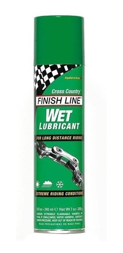 Lubricante Humedo Bicicleta Finish Line Wet Lube 240 Ml