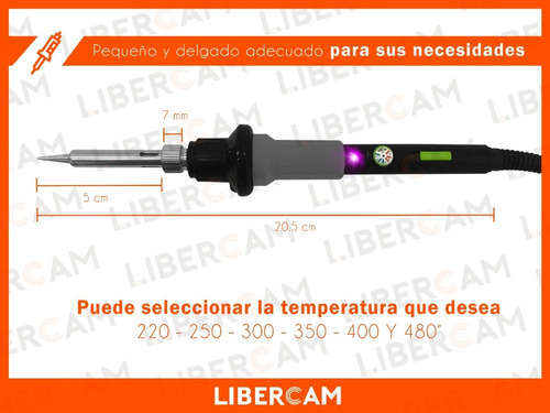 Imagen 4 de 10 de Soldador Lápiz 400w Electrónica Cautín Profesional Soporte