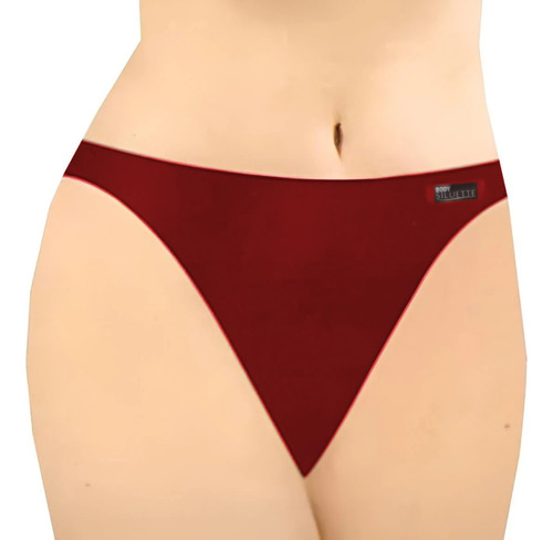 Tangas Sexy Body Siluette Modelo 2536 Bambú Algodón Pack10pz