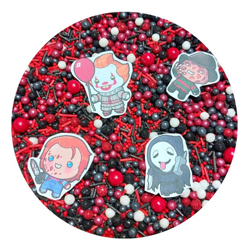 Sprinkle Mix Eso Chuky Freddy Scream Halloween