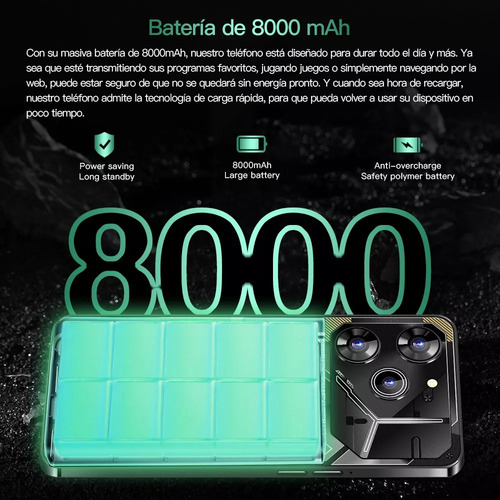 Smartphones Android Pova6 Pro 7.3 Pulgadas, 16 Y 1 Tb