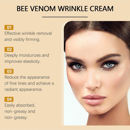 . Crema Para Eliminar Arrugas Con De Abeja, Crema