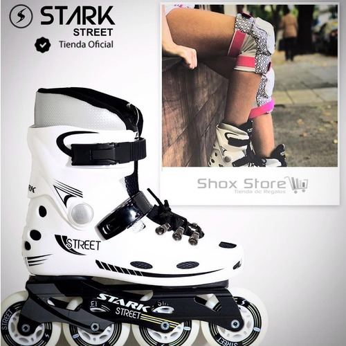 Imagen 4 de 9 de Rollers Profesionales Stark Street Bota Rigida Slalom Abec11