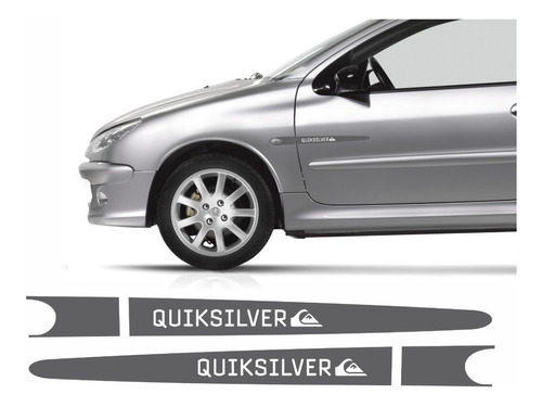 Emblema Adesivo Porta Peugeot 206 Quiksilver Qks01