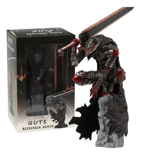 Figura De Armadura En Torre Guts Berserker Skull 25cm