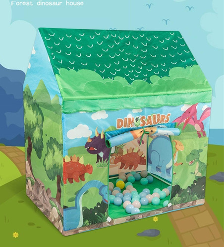 Imagen 4 de 4 de Carpa De Dinosaurio Para Niños, Juguetes De Dinosaurio Extra