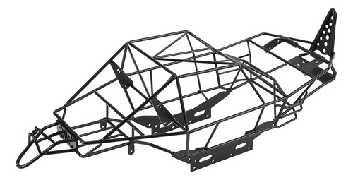 Marco De Chasis De Metal Negro Rc Roll Cage Para Axial Rr10