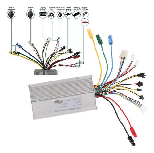 Kit De Conversión De Ciclo Eléctrico De 48v 1000w 20 Pulgada