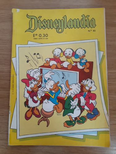 Cómic Disneylandia Año 2 Número 82 Editora Zig Zag 1964