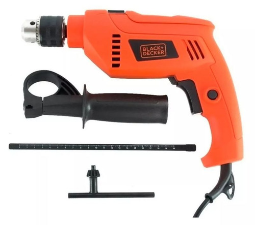 Imagen 5 de 5 de Taladro Black+Decker HD650K Maletín de transporte - Naranja - 220V - 50 Hz