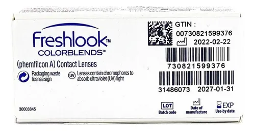 Lentes de contacto freshlook duración hotsell