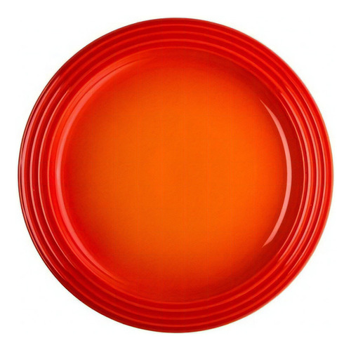 Prato Para Aperitivo De Cerâmica 17 Cm Laranja Le Creuset