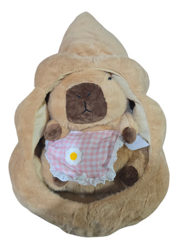 Peluche Capibara Casa Popo Grande 45cm Suave Económica