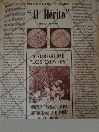 Cartel Retro. Restaurant Los Otates, Tuxpan, Y Mas 1969