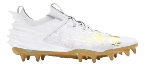 Gold under armour football cleats sales