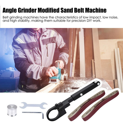 Máquina De Moagem Angular Sand Belt Machine Grinder Tool Mod