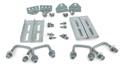 Kit Soporte Litera Giratoria Galvanizada 8  Hrdware Para 2 X