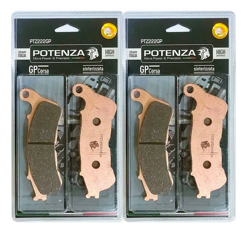 Jg Pastilha Diant Potenza Sinterizada Hornet 600 08-14 Abs 