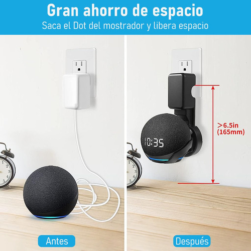 Soporte De Pared Alexa Echo Dot Bocina 5th Generación