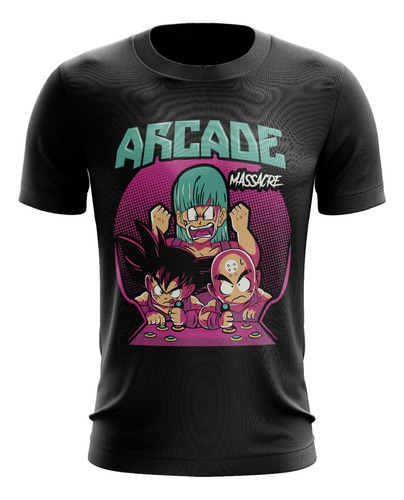 Playera Sublimada Talla Extra Arcade Dragon Ball