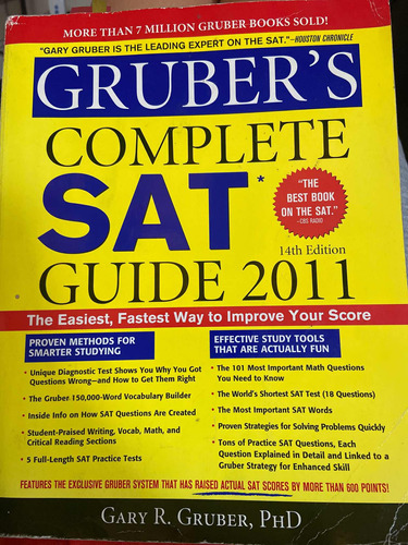 Gruber's Complete Sat Guide 2011, 14th Edition