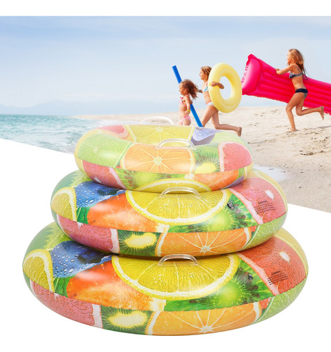 Patrón De Fruta De Anillo De Natación Para Niños De 3