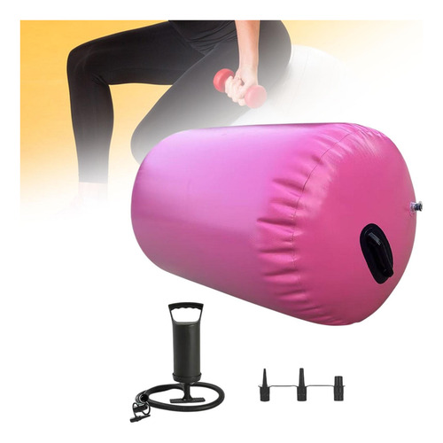 Rodillo De Aire De Barril Para Gimnasia, Con Bomba 0.9mx1m