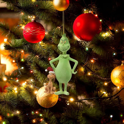 Para De Decoración Colgante For Árbol De Navidad Grinch 18