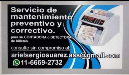 Servicio Técnico Reparación De Contadoras De Billetes.