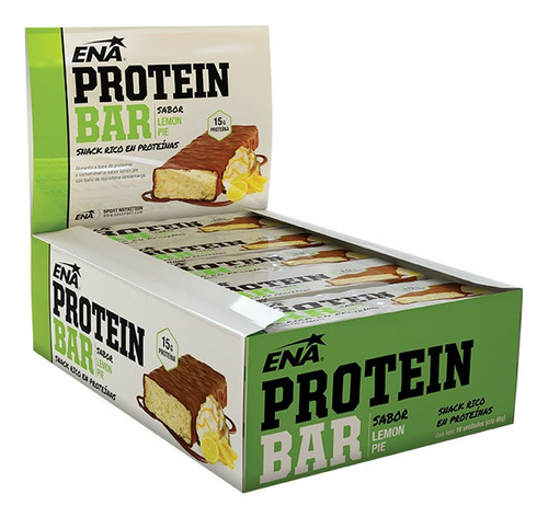 Ena Protein Bar Caja X16 Un. - Sabor Lemon Pie