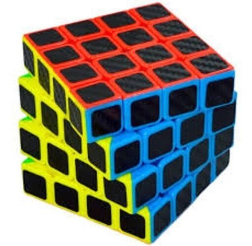 Cubo Mágico Profissional Adesivado Neon 4x4x4 Jiehui Toys