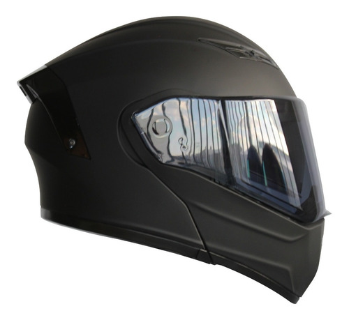 Imagen 6 de 10 de Casco Kov Estelar Abatible Luz Led Con Gafas Certificado Dot